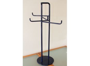 Navy Lacquer Towel Rack