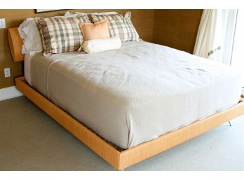 Queen Wicker Bed - Includes Mattress If Buyer Chooses