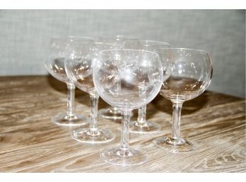 Set Of 6 Tiffany And Company Red Wine Glasses
