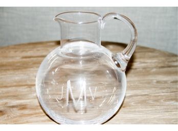 Monogrammed Tiffany And Company Pitcher - JVM