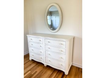 Cream Lexington 8 Drawer Dresser With Mirror