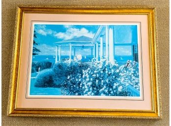 Signed Print By Candace Lovely - Water Scene