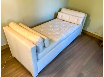 Cream Button Tufted Daybed