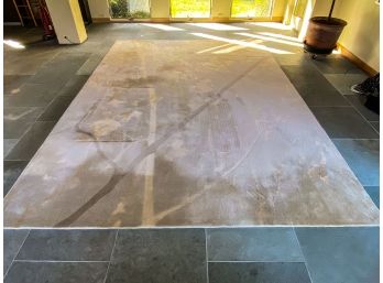 Large Modern Calvin Klein Rug - Wool And Silk **NEEDS CLEANING **