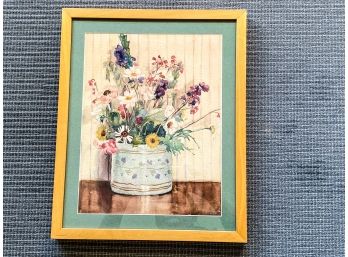 Signed Harriette Harding Watercolor Still Life - Flowers