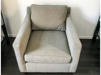 Mitchell Gold Bob Williams Grey Armchair With Square Arms