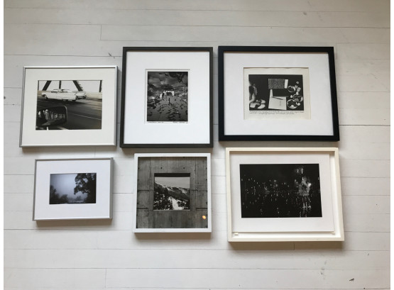 Lot Of 6 Black And White Photographs - Nathaniel Goldberg, Frederic La Grange And Unsigned