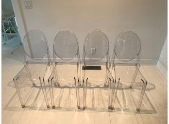 Set Of 4 Kartel Ghost Chairs