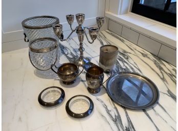 Lot Of Sterling Silver And Silver Plate Pieces