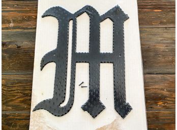 Decorative Wrought Iron Letter M - New In Package