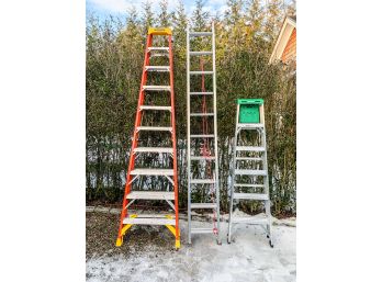 Lot Of Three Excellent Condition Ladders