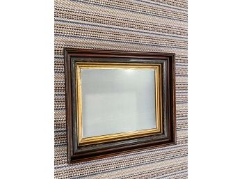 Antique Wood And Gold Framed Mirror