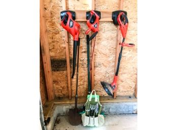 Lot Of Various Black And Decker Lawn Care Items