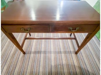 Wood Console Table With 2 Drawers