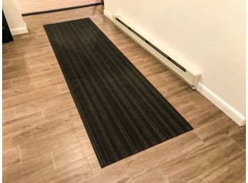 Chilewich Multi Stripe - Color Granite - Woven Floor Mat - Runner