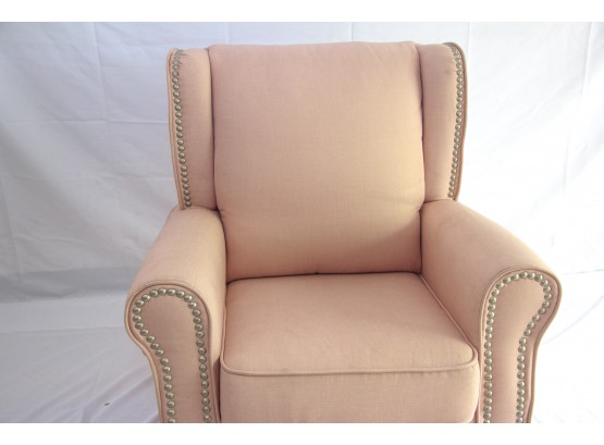 Delta Children Swivel Rocker Chair In Pale Pink
