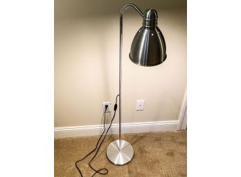 Stainless Steel Goose Neck Standing Lamp