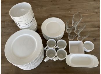 White Set Of Ikea 365 Dishes - Plus Extras