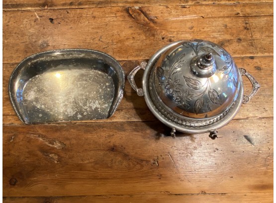 Lot Of 2 Pieces Silver Plate