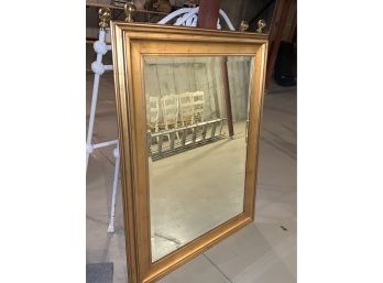 Large Painted Gold Mirror