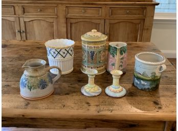 Collection Of 7 Pieces Of Pottery