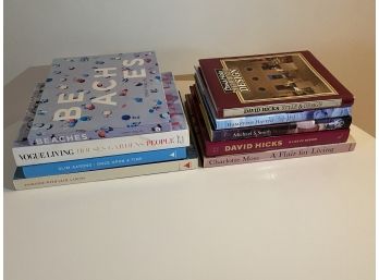 Lot Of 9 Coffee Table Books