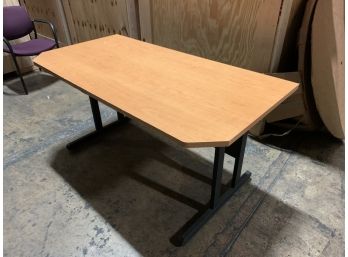 Single Wood Veneer Desk