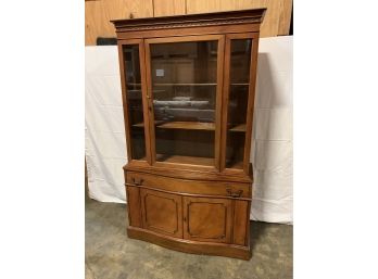 Flint And Horner From Hickory Furniture Company Dark Wood Breakfront