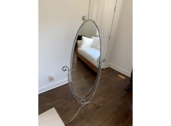 Wrought Iron Standing Mirror