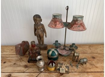 Lot Of Assorted Decorative Items - 12 Pieces