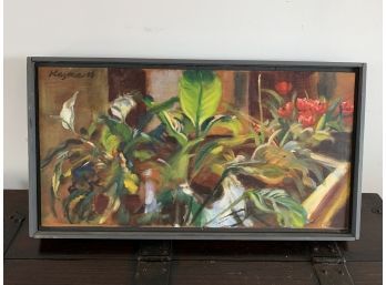 Framed Signed Oil On Wood - Kuzma '06 - Still Life