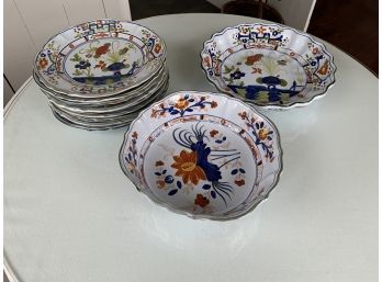 Set Of Hand Painted Ceramic Made In Italy Includes Tiffany And Company Bowl