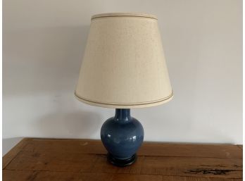 Asian Blue Ceramic Table Lamp