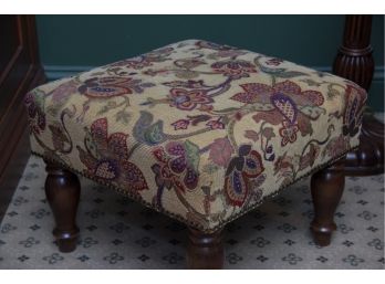 Antique Tapestry Footstool
