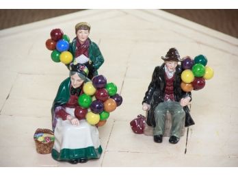 Lot Of 3 Royal Doulton Balloon Figurines