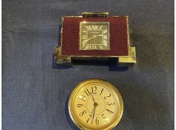 Pair Of Desk Clocks - Cartier And Tiffany And Company