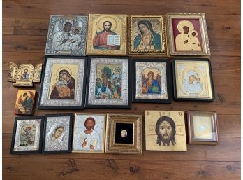 Collection Of 16 Religious Icons From Around The World
