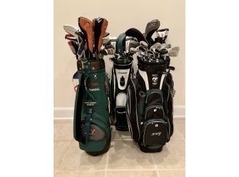 Mixed Sets Of Mens And Womens Golf Clubs With Bags - 5 Incomplete Sets  - 3 Men's, 2 Women's