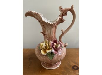 Ceramic Vase From Capodimonte, Italy