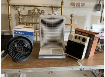Lot Of Heater, Fan And Air Cleaner