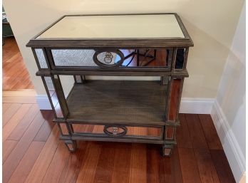 Pier 1 Imports Mirrored Side Table With 2 Drawers