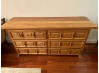 Light Wood Dresser - 6 Drawers