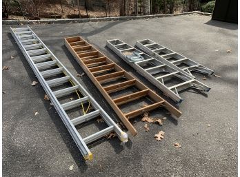 Lot Of 4 Ladders