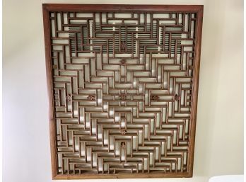 Wood Asian Screen - Decorative