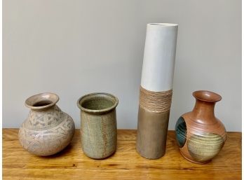 Collection Of 4 Decorative Ceramic Vases