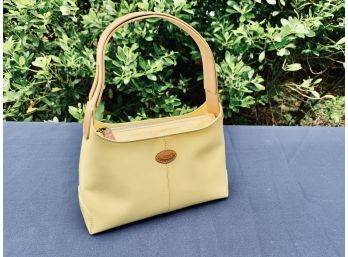 Tods Yellow Patent Yellow Shoulder Bag