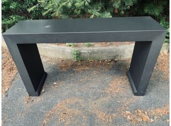 Black Metal Modern Console Table