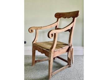 Antique Pine Armchair