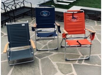 Set Of 3 Beach Chairs - 2 Tommy Bahama And 1 Sol-lay