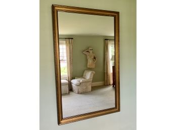 Large Hanging Mirror - Painted Gold